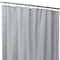 Bath Bliss Silver Microfiber Soft Touch Seersucker Design Shower Curtain Liner